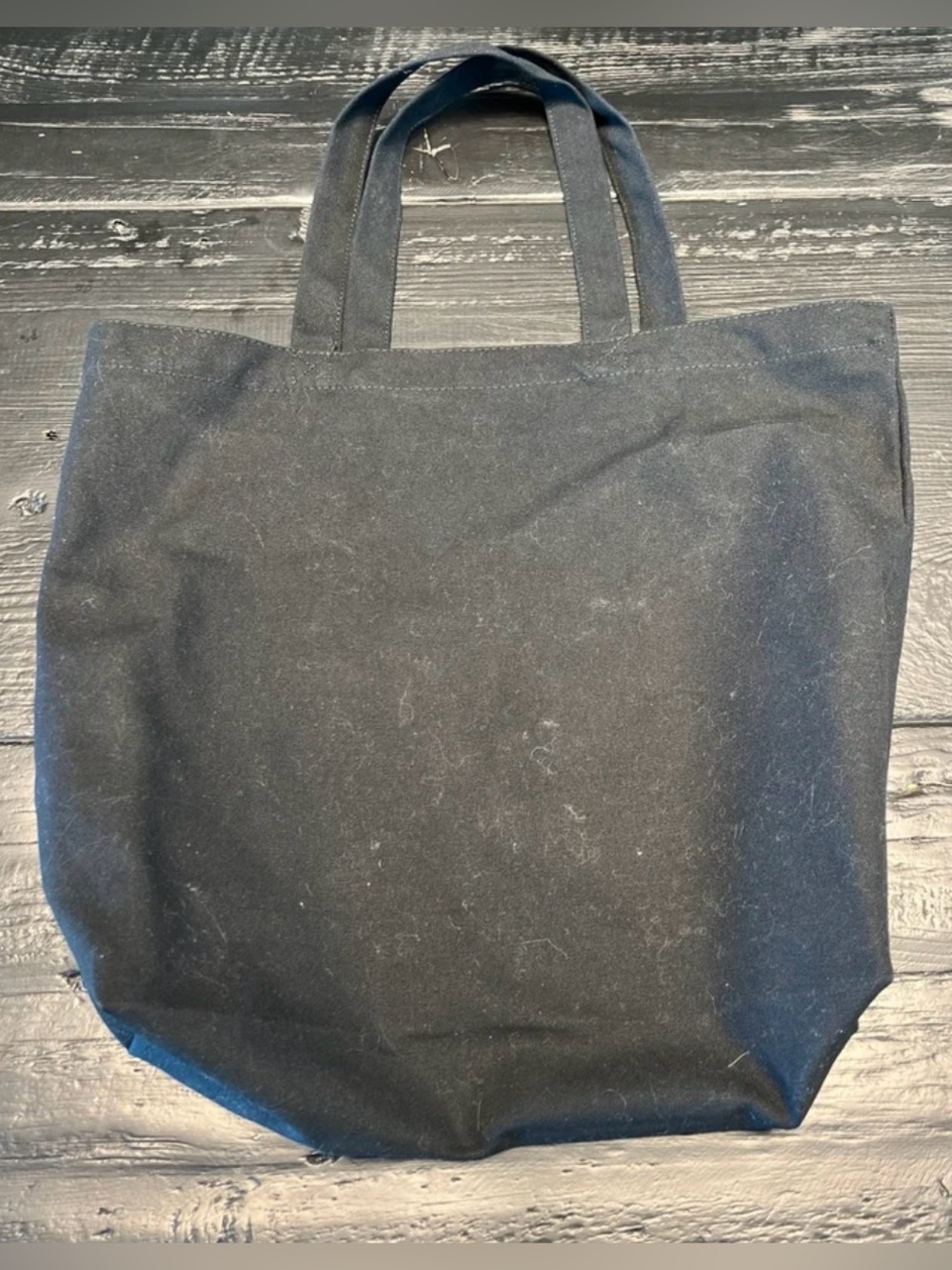 “A Conversation with Larry David" black canvas tote bag. - Picture 2 of 2